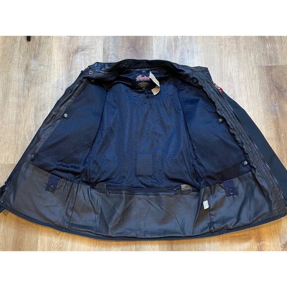 Vintage Indian‎ Motorcycle Vanson Leathers Black Racing Jacket SM - Picture 11 of 15